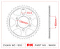 Sprocket Rear RK-B6829-40 JTR488-40