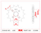 Sprocket Front RK-C3266-14 JTF1425 JTF425