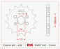 Sprocket Front JTF277-13 RK C3440 AFAM 37200 w. 5mm holes 428 pitch