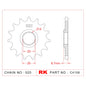 Sprocket Front RK-C4158-12 JTF1901 Afam 73301 Supersprox CST-1901-12