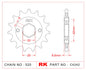 Sprocket Front RK-C4242-15 JTF276 Afam 20401
