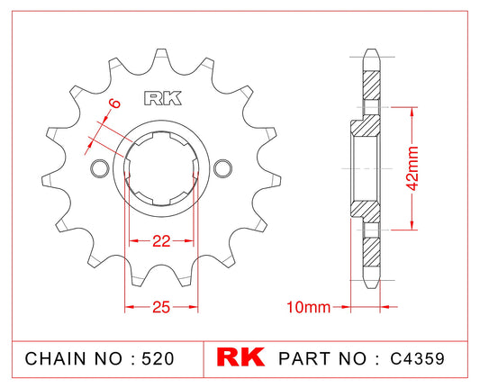 Sprocket Front C4359-15
