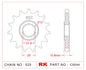 Sprocket Front RK-C5578-14 525 pitch