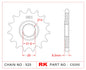 Sprocket Front RK-C5255-16 JTF1537 Afam 28405