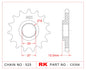 Sprocket Front RK-C5356-17 JTF444