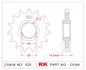 Sprocket Front RK C5366-15 JTf 1332-15
