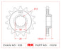 Sprocket Front RK C5376-17-2Q JTF404 Afam 166800