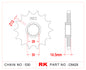 Sprocket Front RK C6429-18 JTF 1340-18