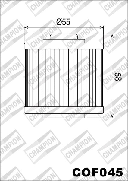 Champion Oil Filter COF045 (HF145 / SF2003)
