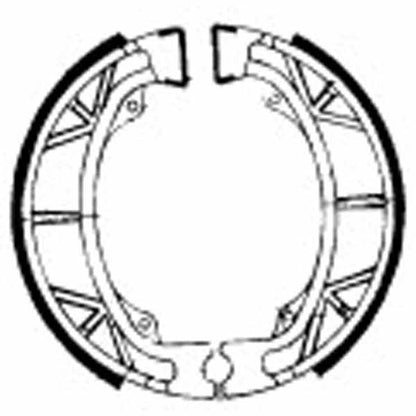 Ferodo FSB704A Brake Shoe Set - H303