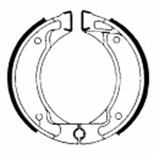 Ferodo FSB738 Brake Shoe Set - 518