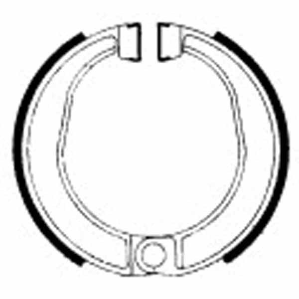 Ferodo FSB842 Brake Shoe Set - 989