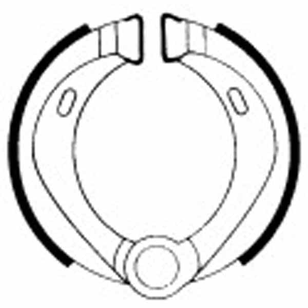 Ferodo FSB870 Brake Shoe Set - 877