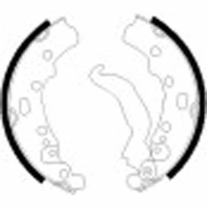Ferodo FSB872 Brake Shoe Set - Eco-Friction - 993/994