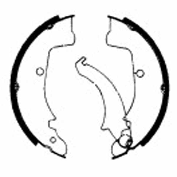 Ferodo FSB878 Brake Shoe Set - Eco-Friction - 917/918