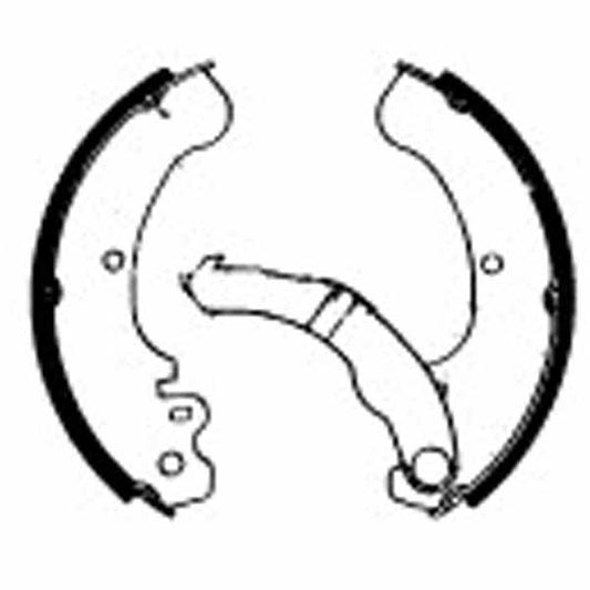 Ferodo FSB886 Brake Shoe Set - Eco-Friction - 912