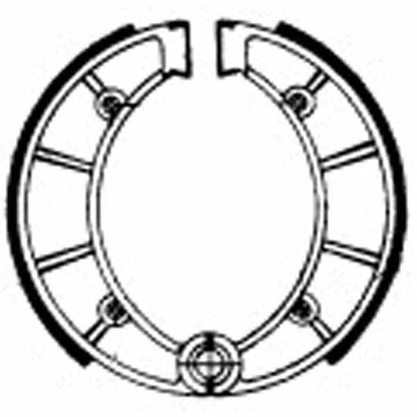Ferodo FSB901 Brake Shoe Set - 843