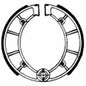 Ferodo FSB901 Brake Shoe Set - 843