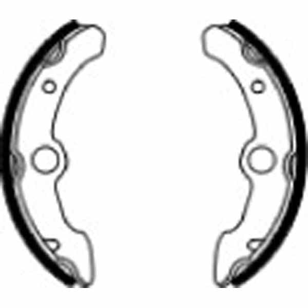Ferodo FSB928 Brake Shoe Set - 520