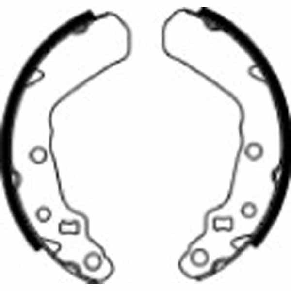 Ferodo FSB929 Brake Shoe Set - 633