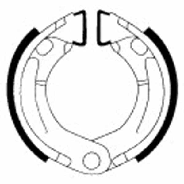 Ferodo FSB937 Brake Shoe Set - 900
