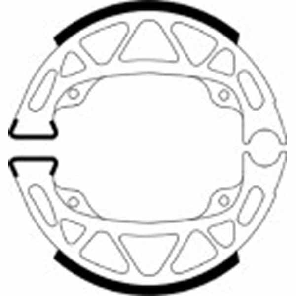 Ferodo FSB952 Brake Shoe Set - 808