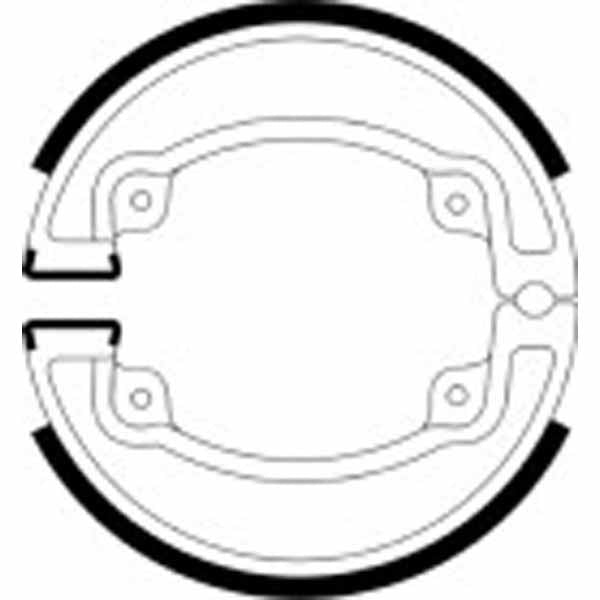 FERODO FSB962 Brake shoe set / EBC 857