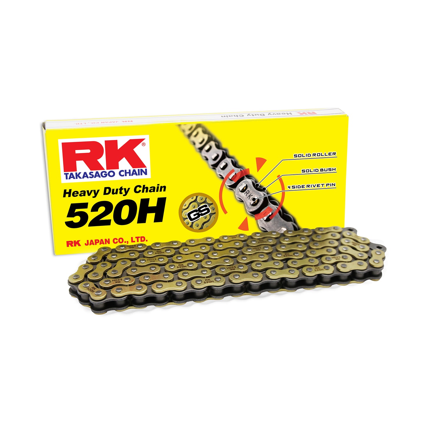 RK GS520H-108 Gold Heavy Duty Chain