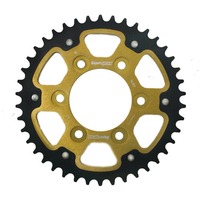 SuperSprox Rear Stealth RST-1489-42-GLD For 525 CHAIN
