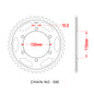 Sprocket Rear RK-B6833-43 JTR1479 Afam 16502