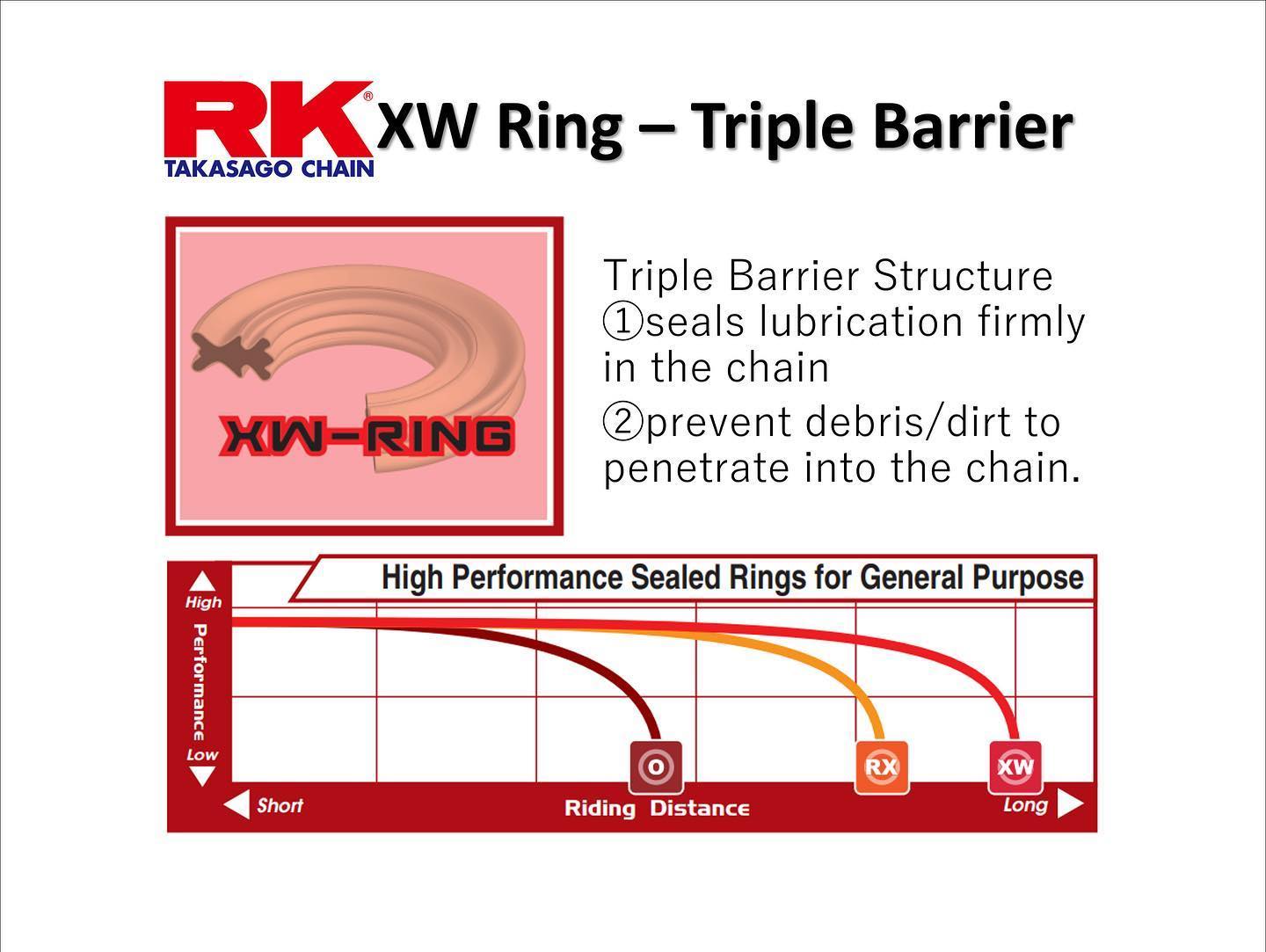 RK GB520EXW-108 Gold XW-Ring Chain