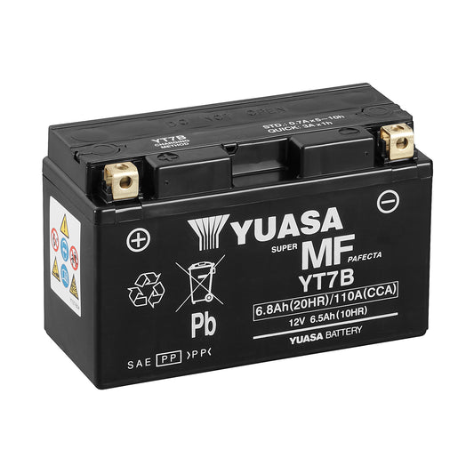 Yuasa YT7B (WC) 12V Factory Activated MF VRLA Battery